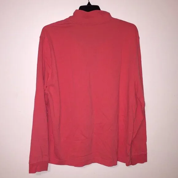 NWOT Saddlebred Red 1/4 Zip LS Pullover XL - Picture 3 of 3